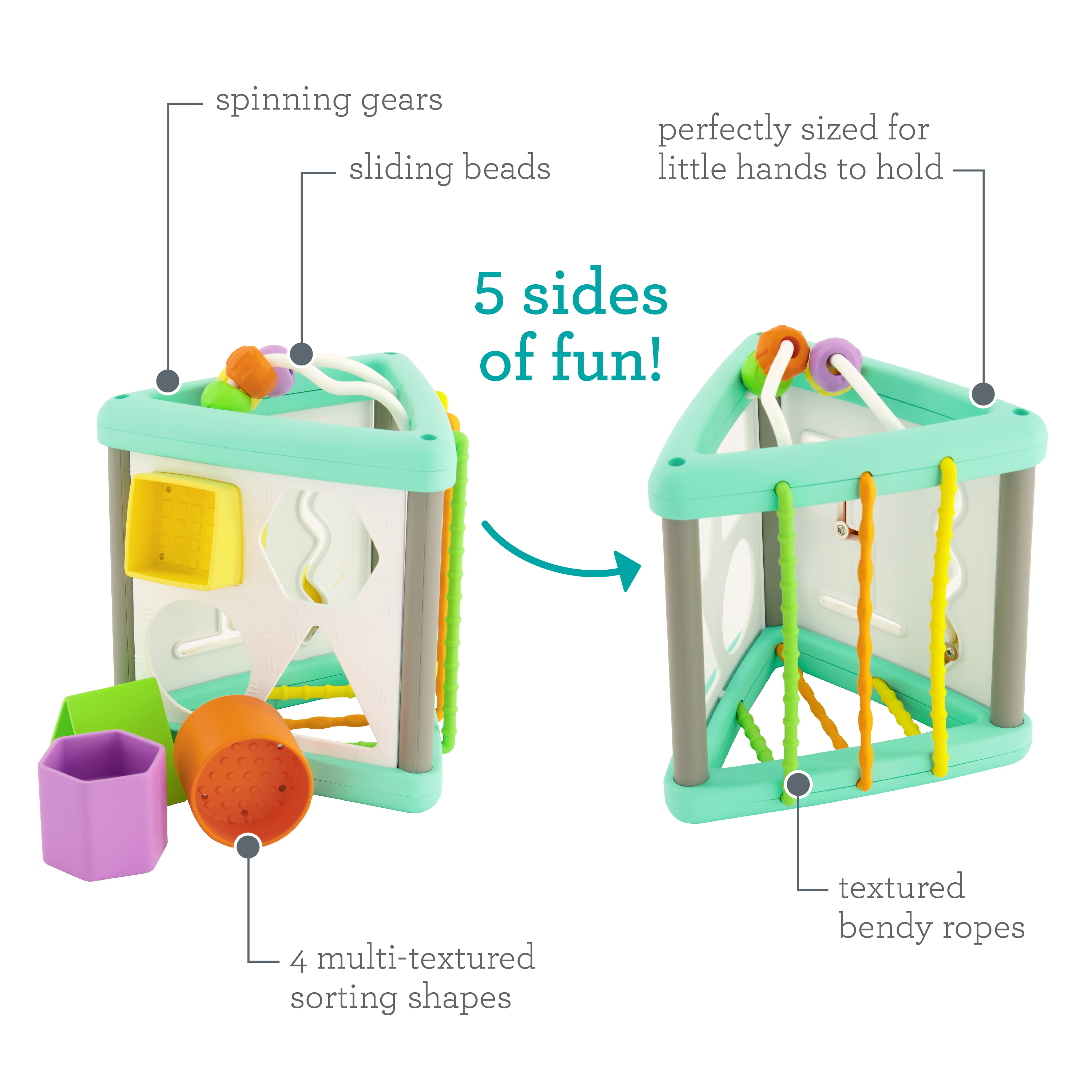 Игрушка INFANTINO сортер Треугольник - фото 10