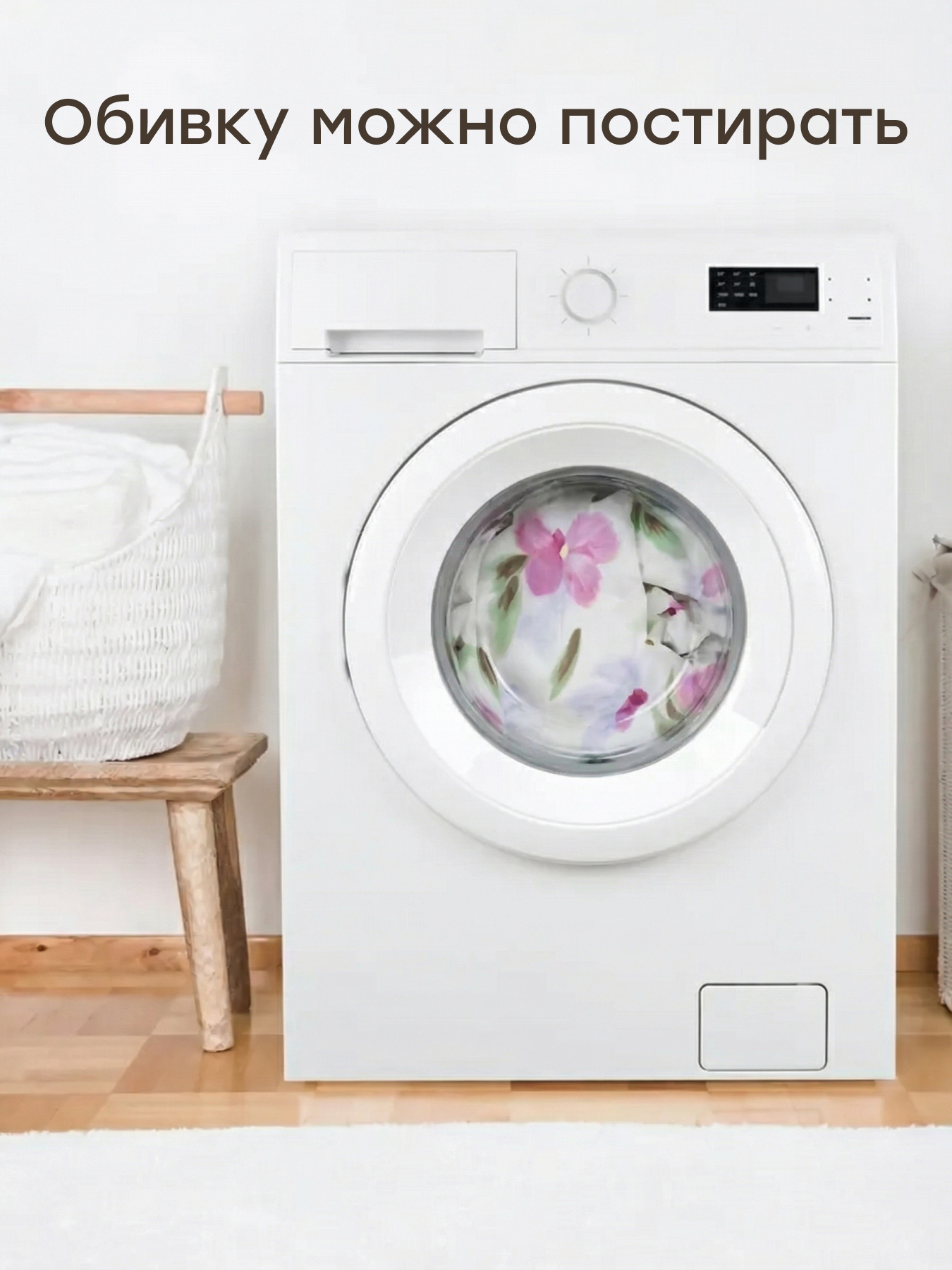 Коляска-люлька для кукол Happy Baby 331956_lilac flowers - фото 12