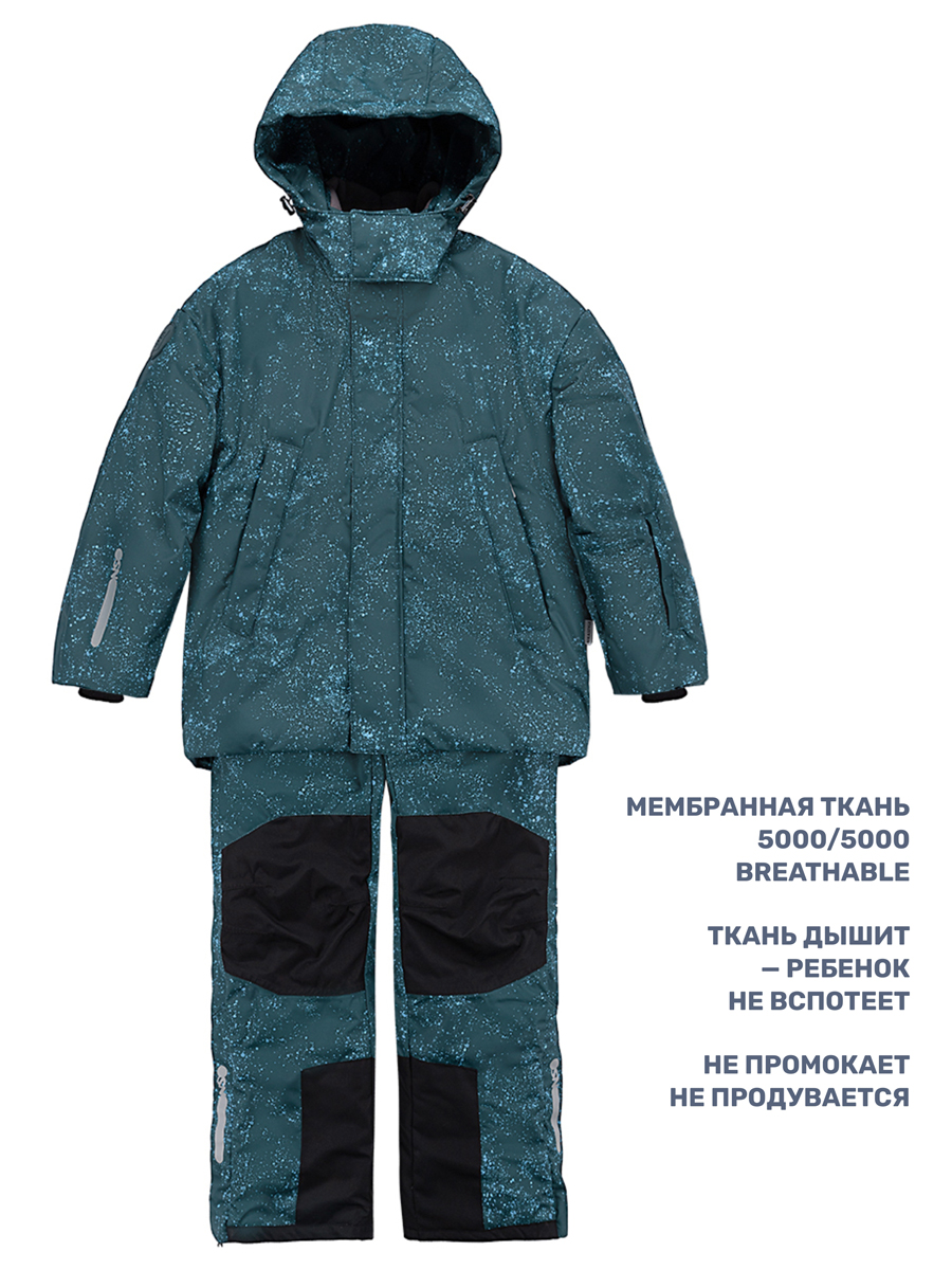 Куртка и полукомбинезон NIKASTYLE 7з6124 атлантик/голубой - фото 3