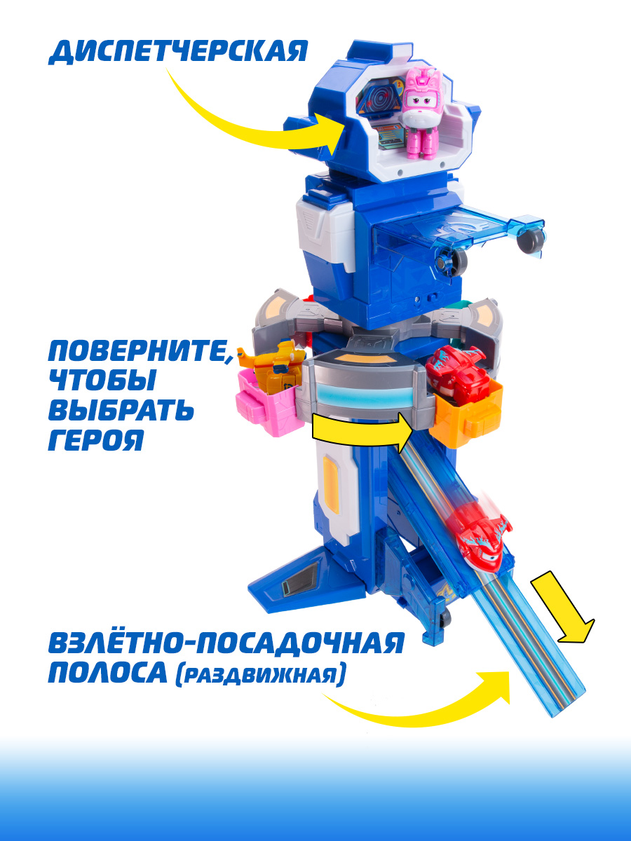 Игровой набор Super Wings Мировой космодром - фото 3