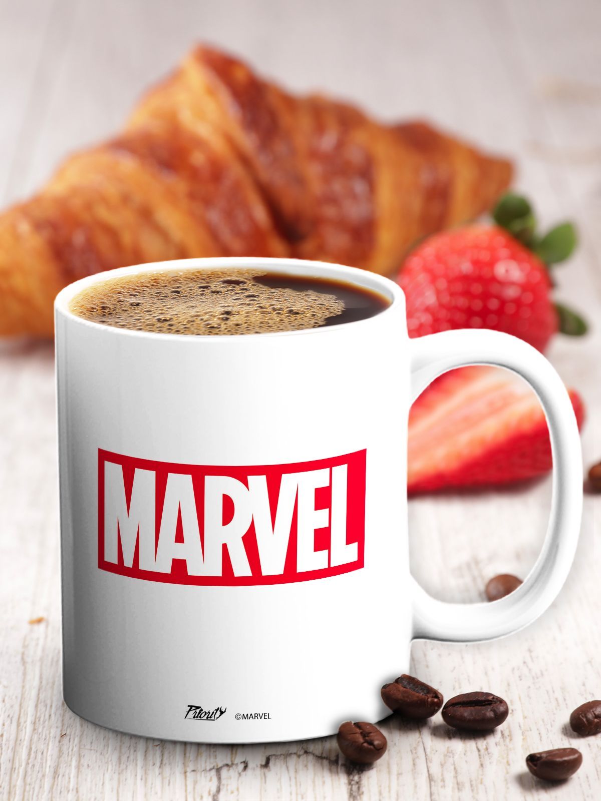 Кружка керамическая 330 мл PRIORITY Marvel Логотип - фото 3