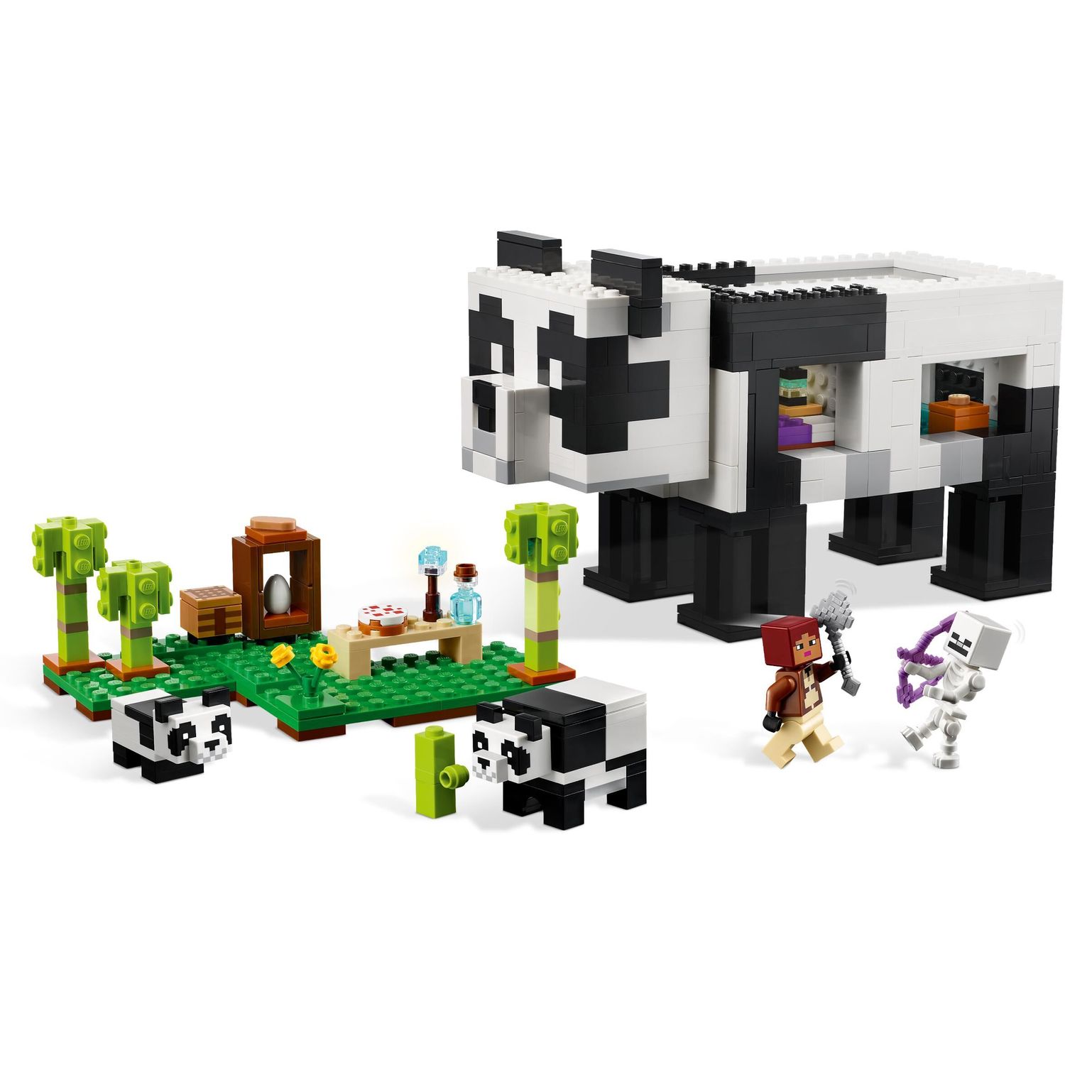 Конструктор LEGO Minecraft Дом панды - фото 3