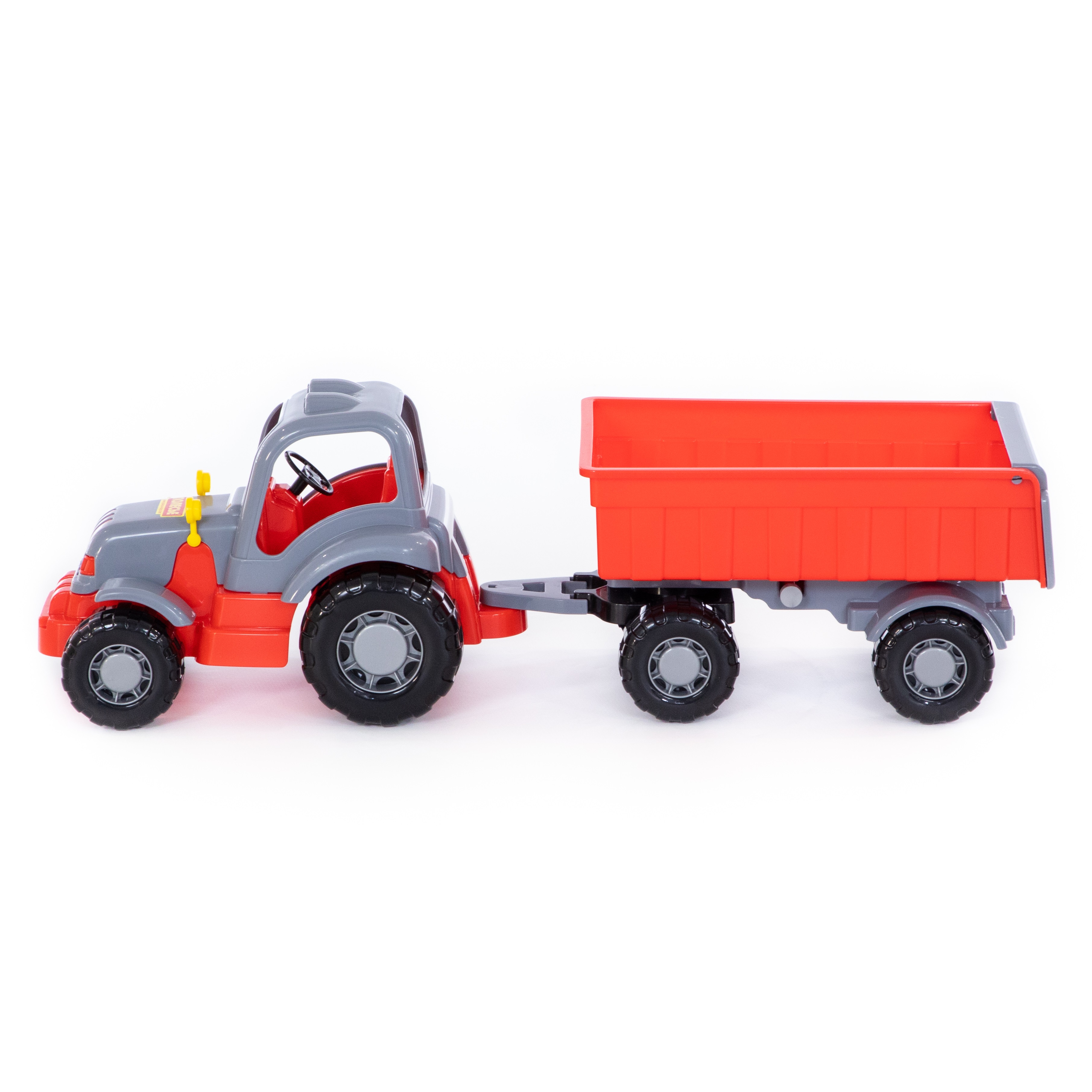 Трактор Полесье Силач с прицепом №1 44952 - фото 4