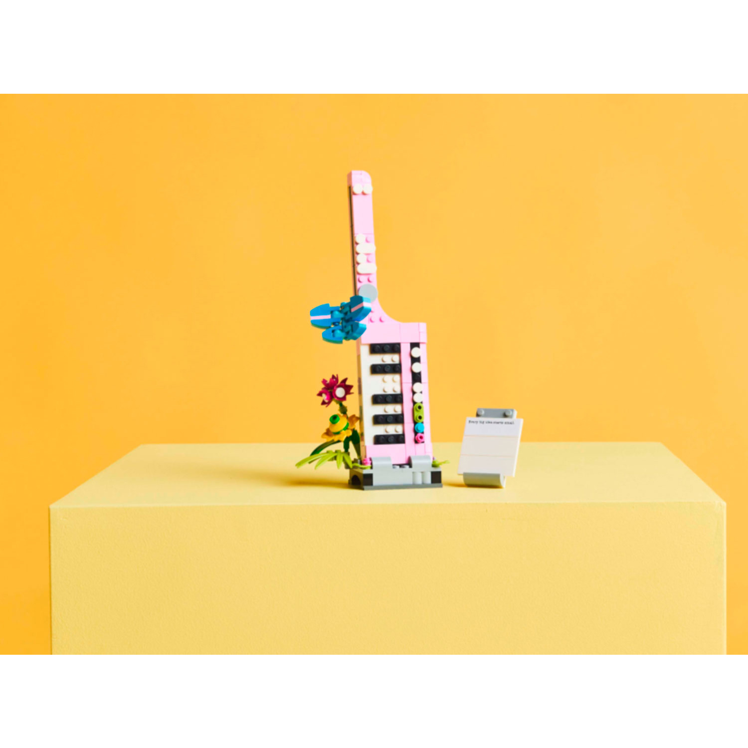Конструктор LEGO Creator Печатная машинка с Цветами блочный - фото 6