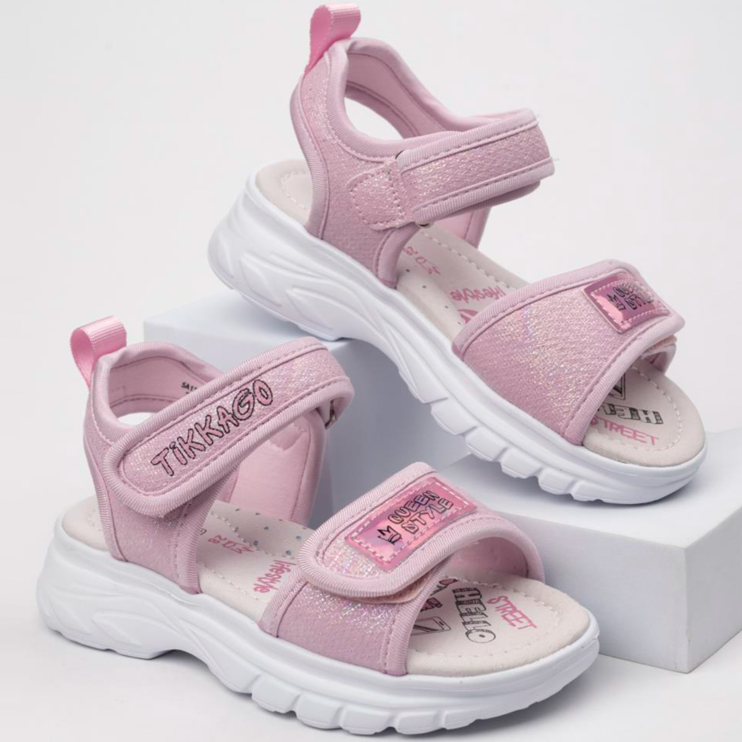 Сандалии TikkaGo 5A13_262616_pink - фото 1