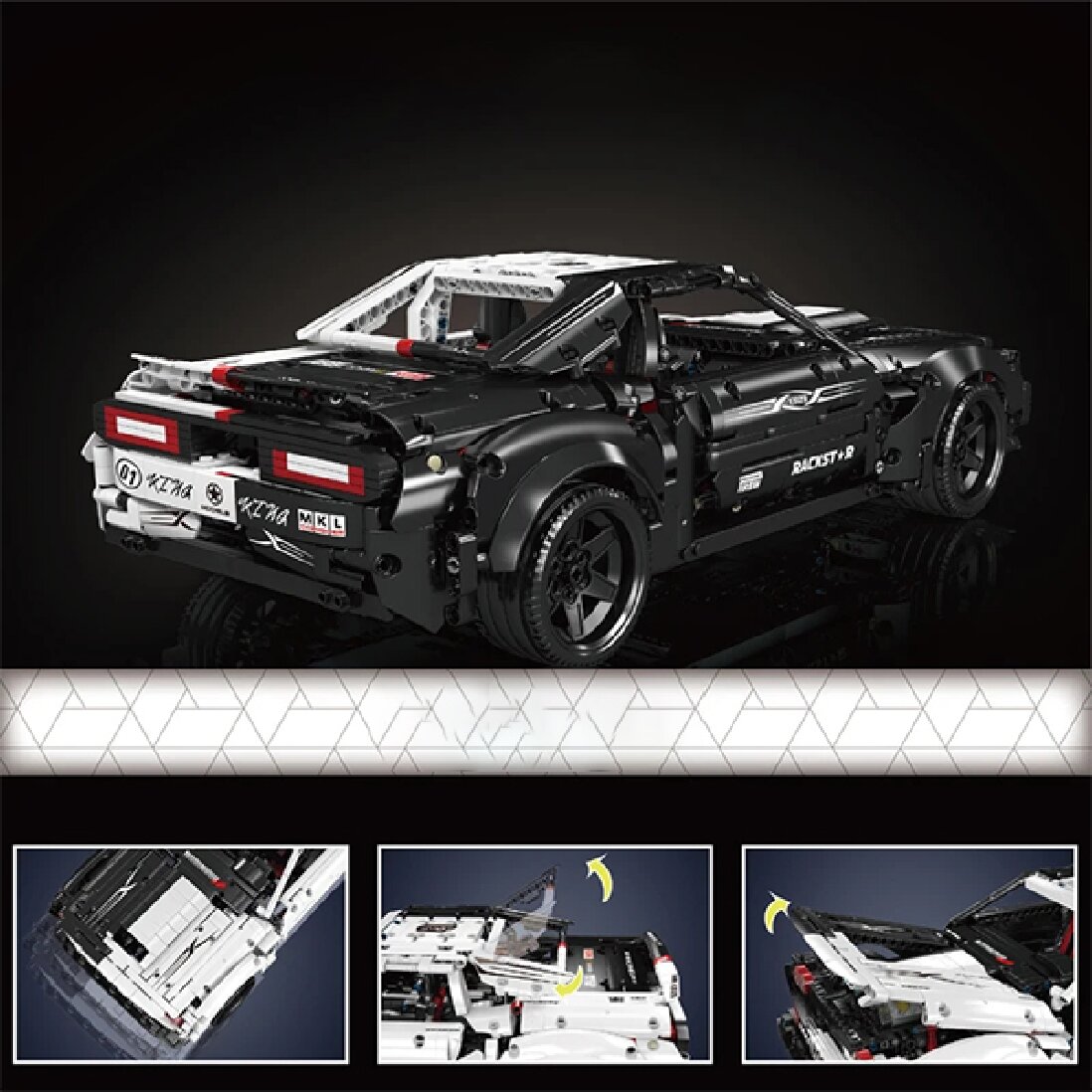 Конструктор Mould King Dodge Hellcat - фото 6