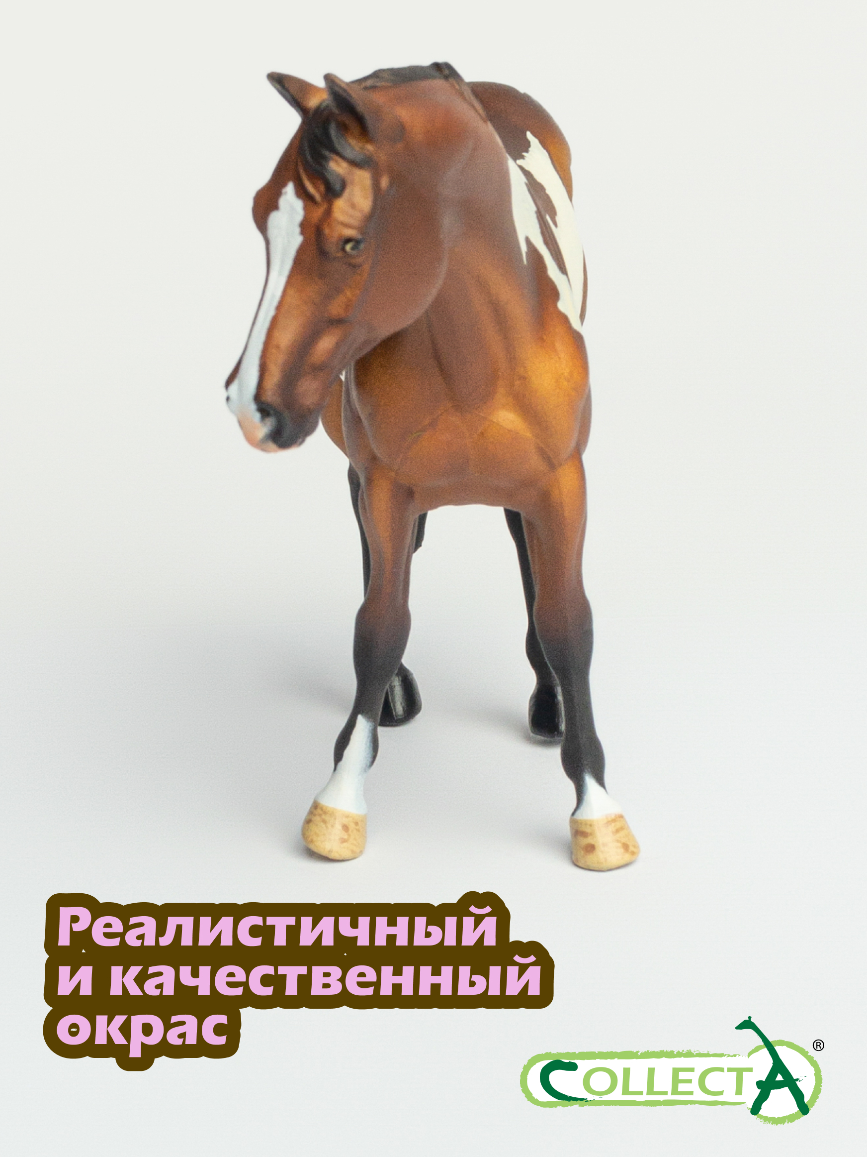 Фигурка Collecta Лошадь Гнедой Оверо - фото 4