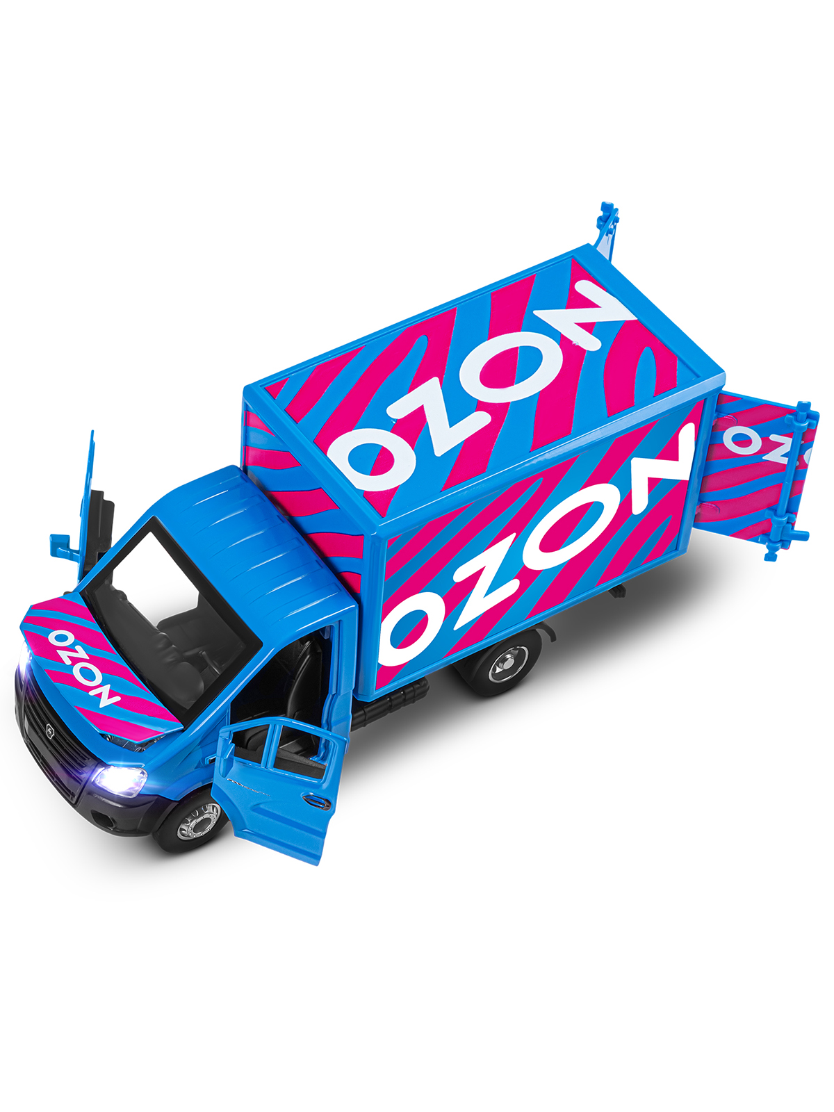 Грузовик АВТОпанорама ГАЗель Next Ozon 1:28 JB0405418 - фото 25