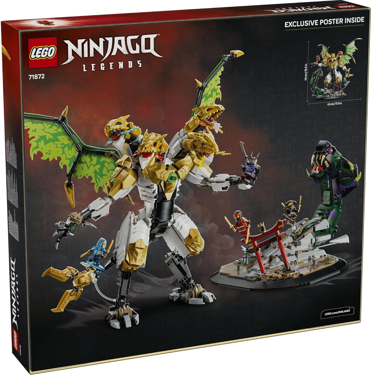 Конструктор LEGO NINJAGO Битва ультра дракона 2178 дет. - фото 4