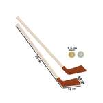 Набор для хоккея Задира клюшка детская 2 шт + шайба 2 шт