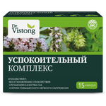 БАД DR. Vistong экстрактов валериана пустырник мелисса и хмель капсулы массой 0,4г №15