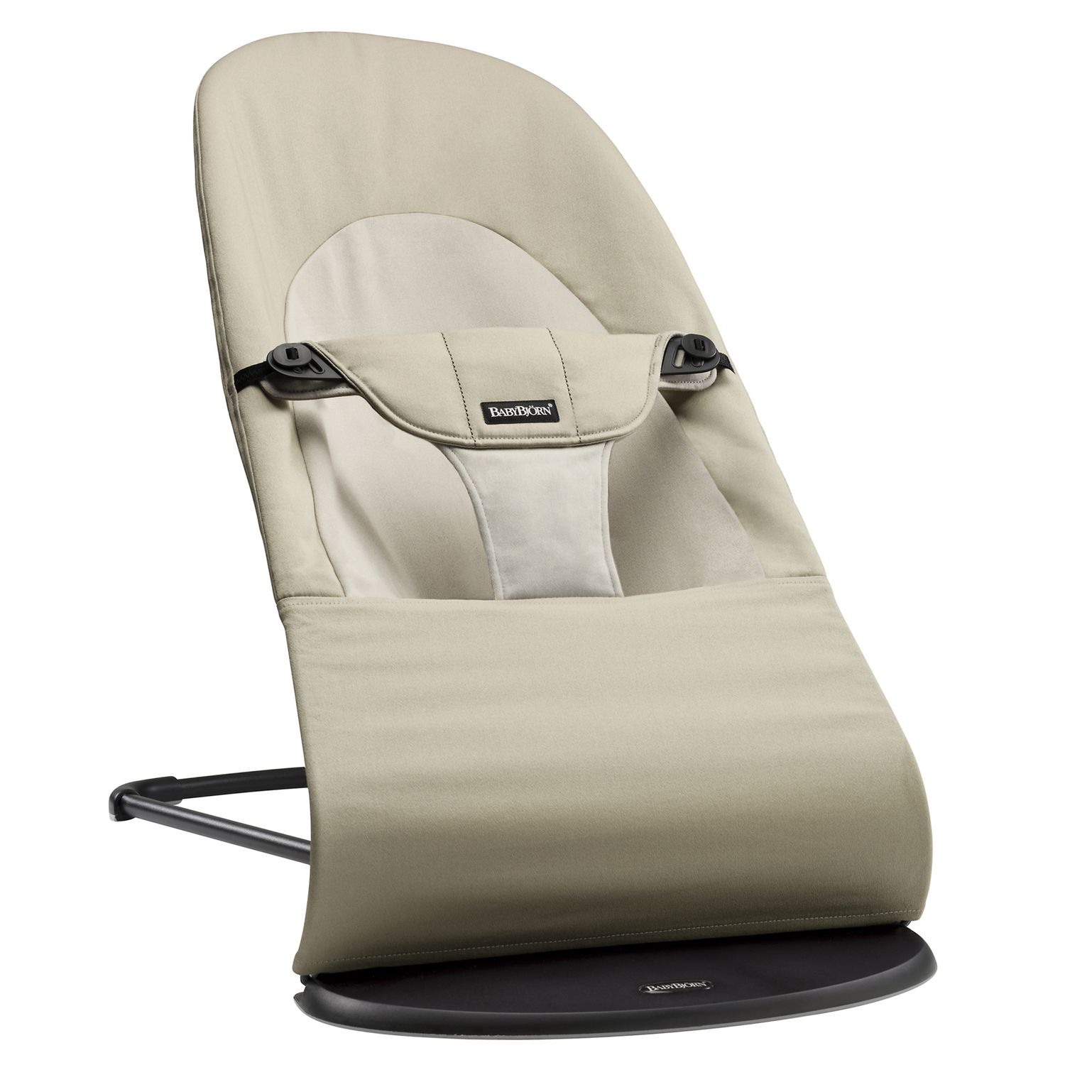 Кресло-шезлонг BabyBjorn Balance Soft хаки/беж - фото 1