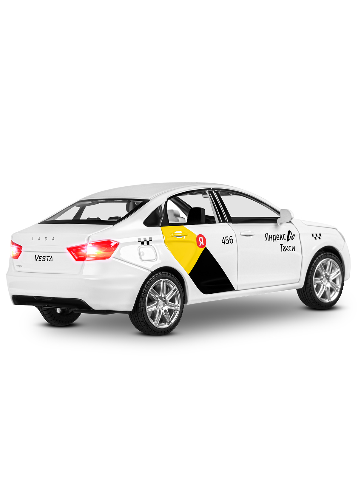 Автомобиль Яндекс GO LADA Vesta Такси озвучено Алисой 1:24 JB1251344/Яндекс GO - фото 20