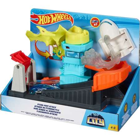 Трек Hot Wheels Атака птеродактиля с пусковой установкой