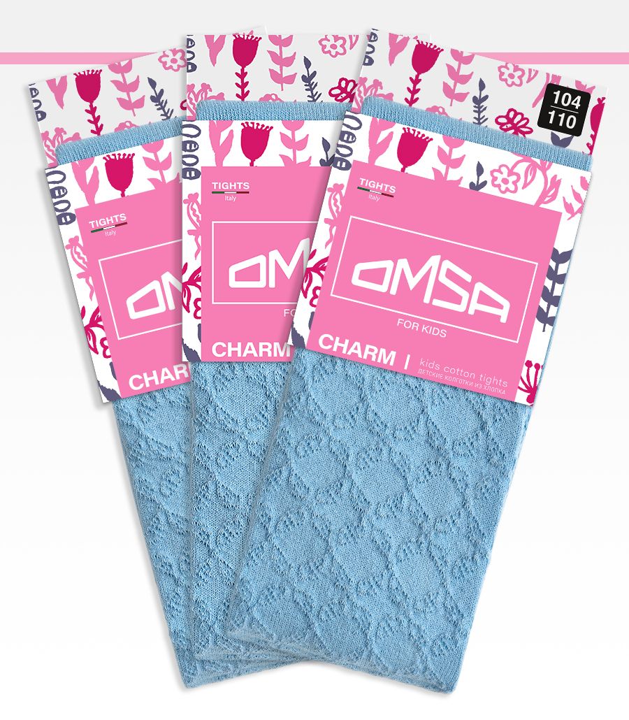 Колготки 3 пары Omsa Collant 12A11 Blu Сhiaro.кмп.3 - фото 1