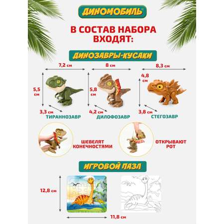 Игровой набор Диномобиль