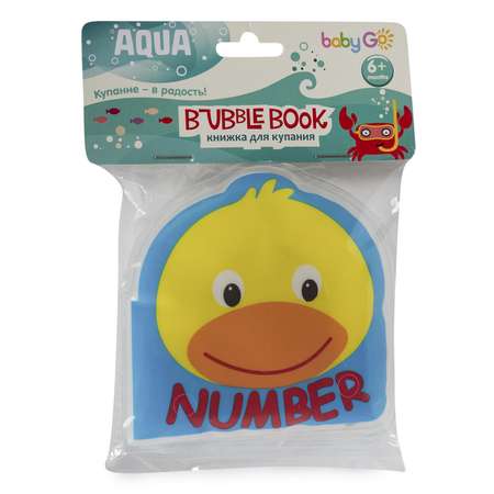 Книжка BabyGo для ванны Утенок