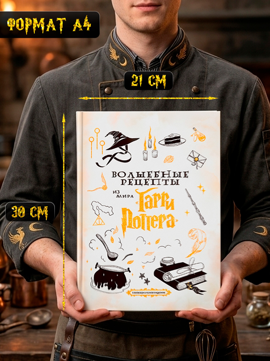 Книга Волшебные рецепты True Books Space из мира Гарри Поттера - фото 3