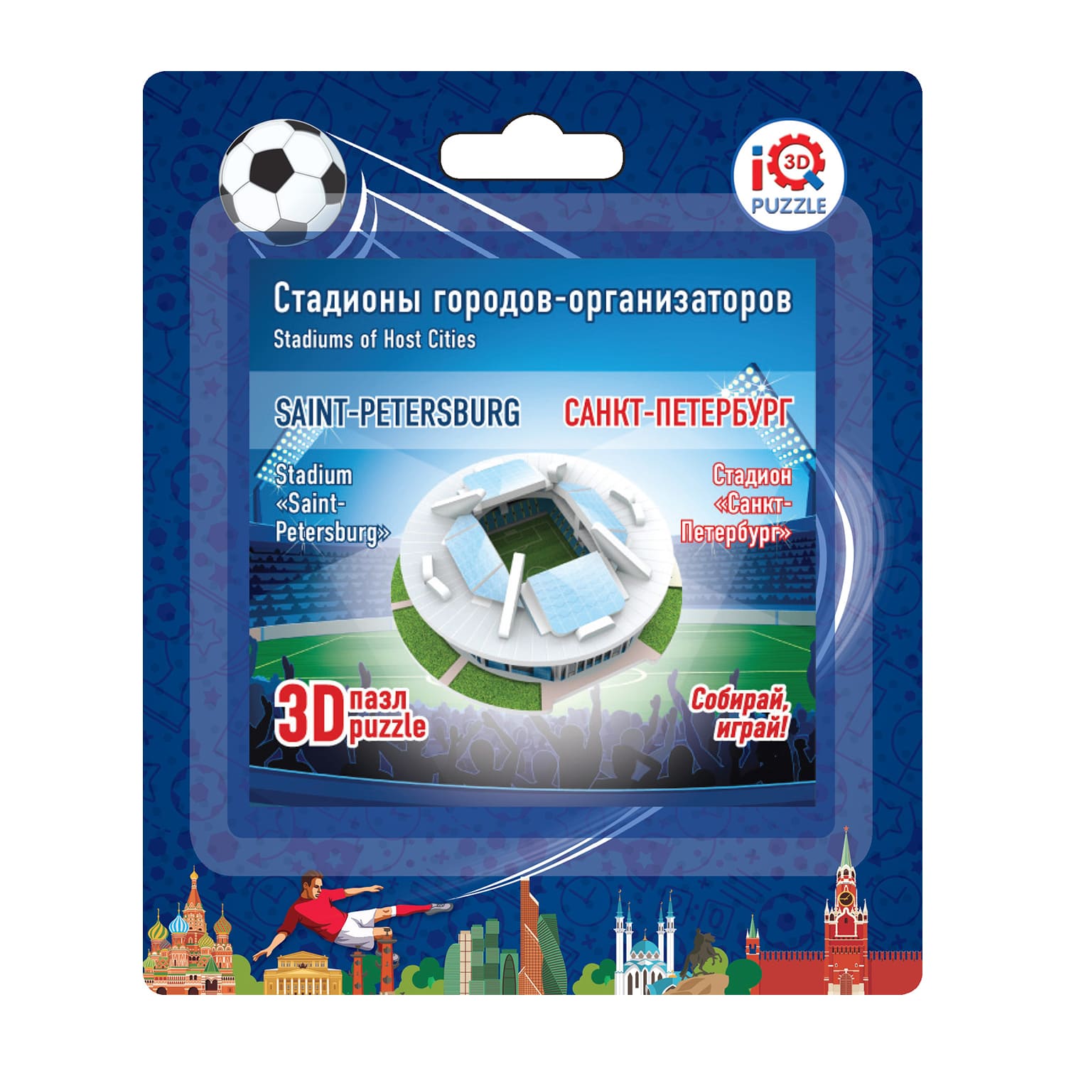 Пазл IQ 3D PUZZLE Санкт-Петербург 3D - фото 7