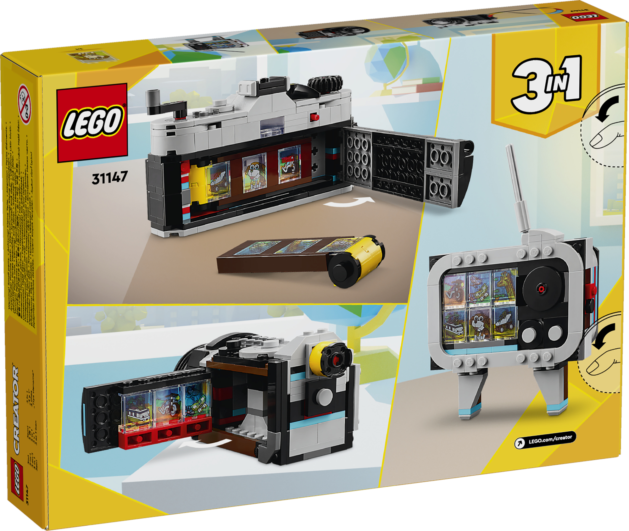 Конструктор LEGO Creator Ретро камера блочный - фото 4