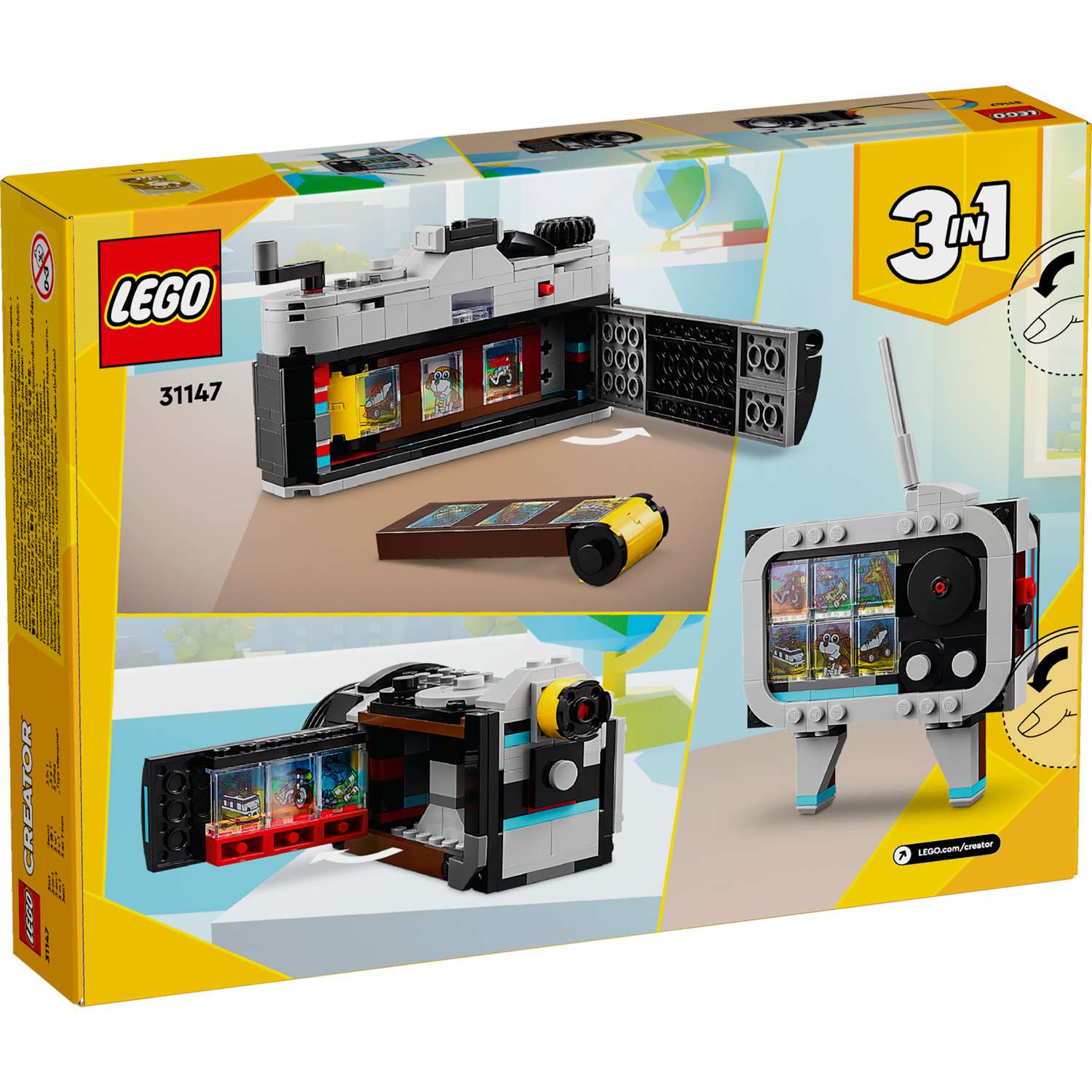 Конструктор LEGO Creator Ретро камера 261 дет. - фото 4