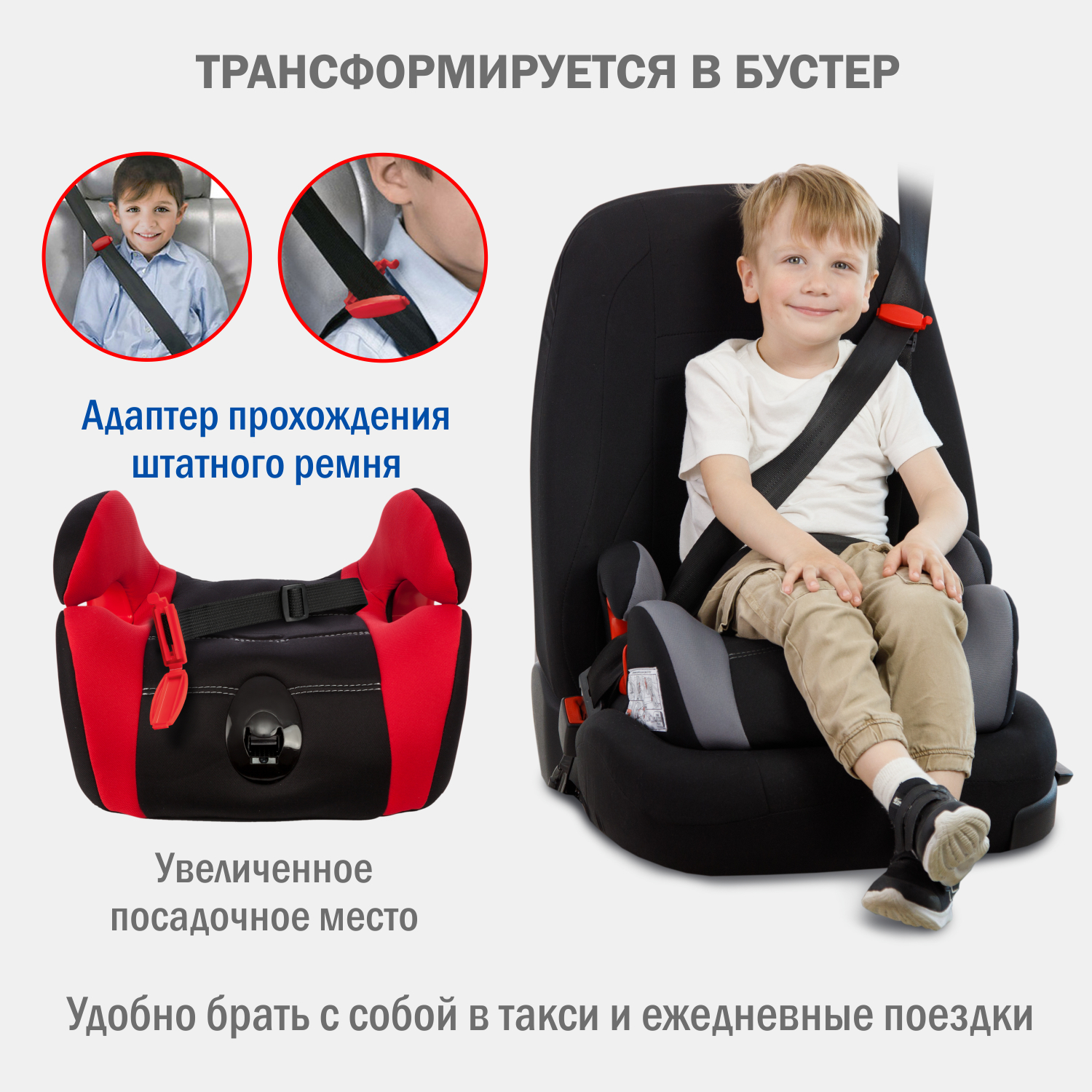Автокресло SIGER Космо 1/2/3 (9-36 кг) - фото 4