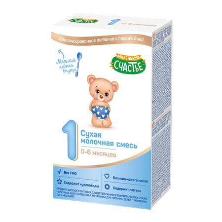 Смесь молочная Маленькое счастье 1формула 300г с 0месяцев