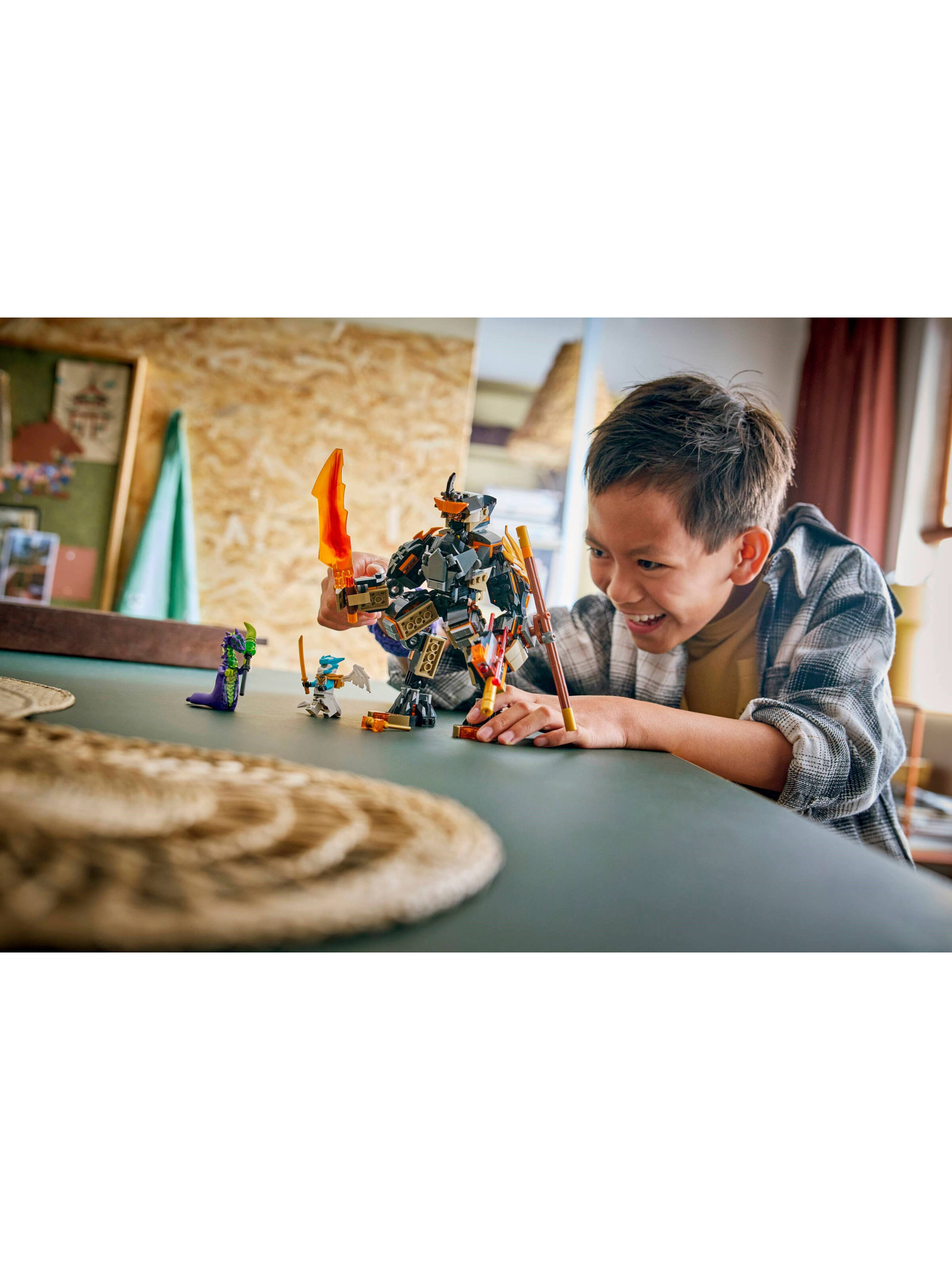 Конструктор LEGO NINJAGO мех Коула и Дракон Зейн 364 дет. - фото 7