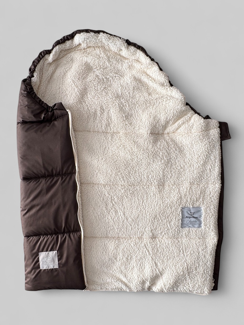 Конверт в коляску Bunnyphant коричневый - фото 3