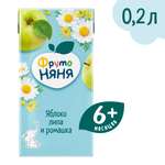 Сок ФрутоНяня Яблоко с липой и ромашкой с 6 мес 0.2 л