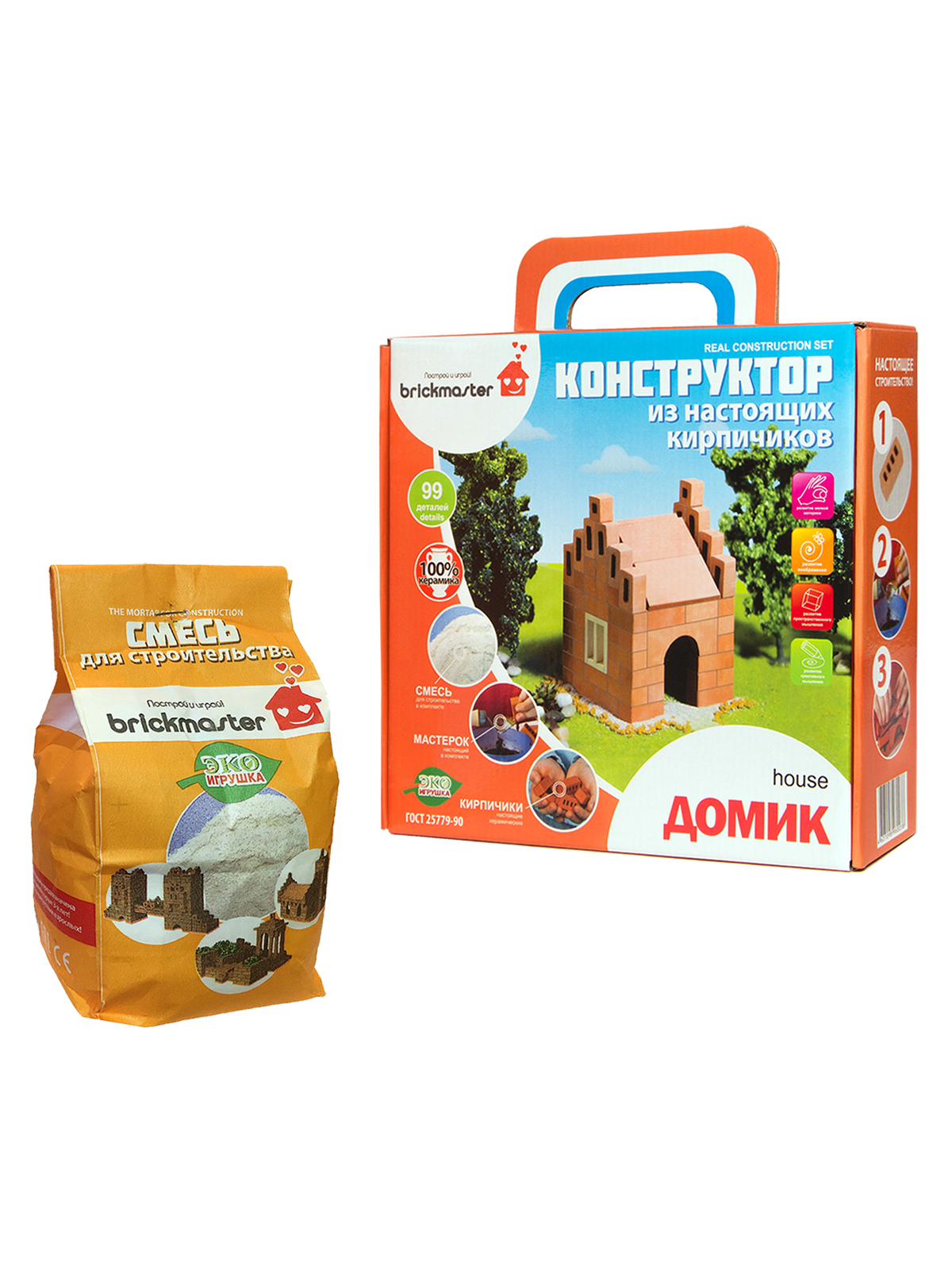 Конструктор BRICKMASTER из мини-блоков 99 дет. - фото 1