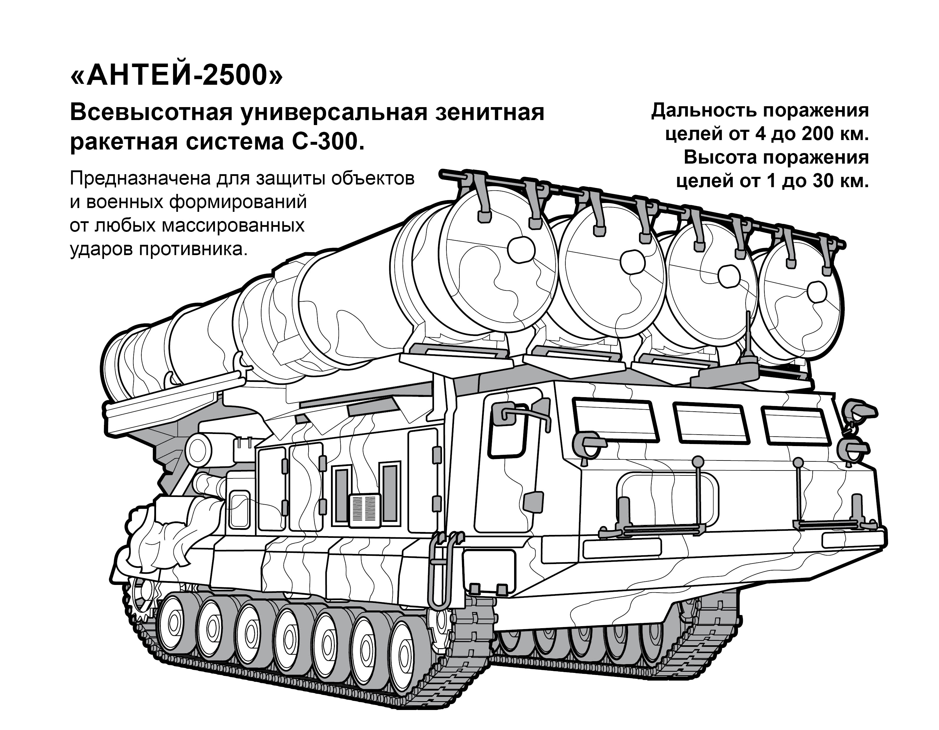 Книга Книжный дом Раскраска Ракетный щит России - фото 2