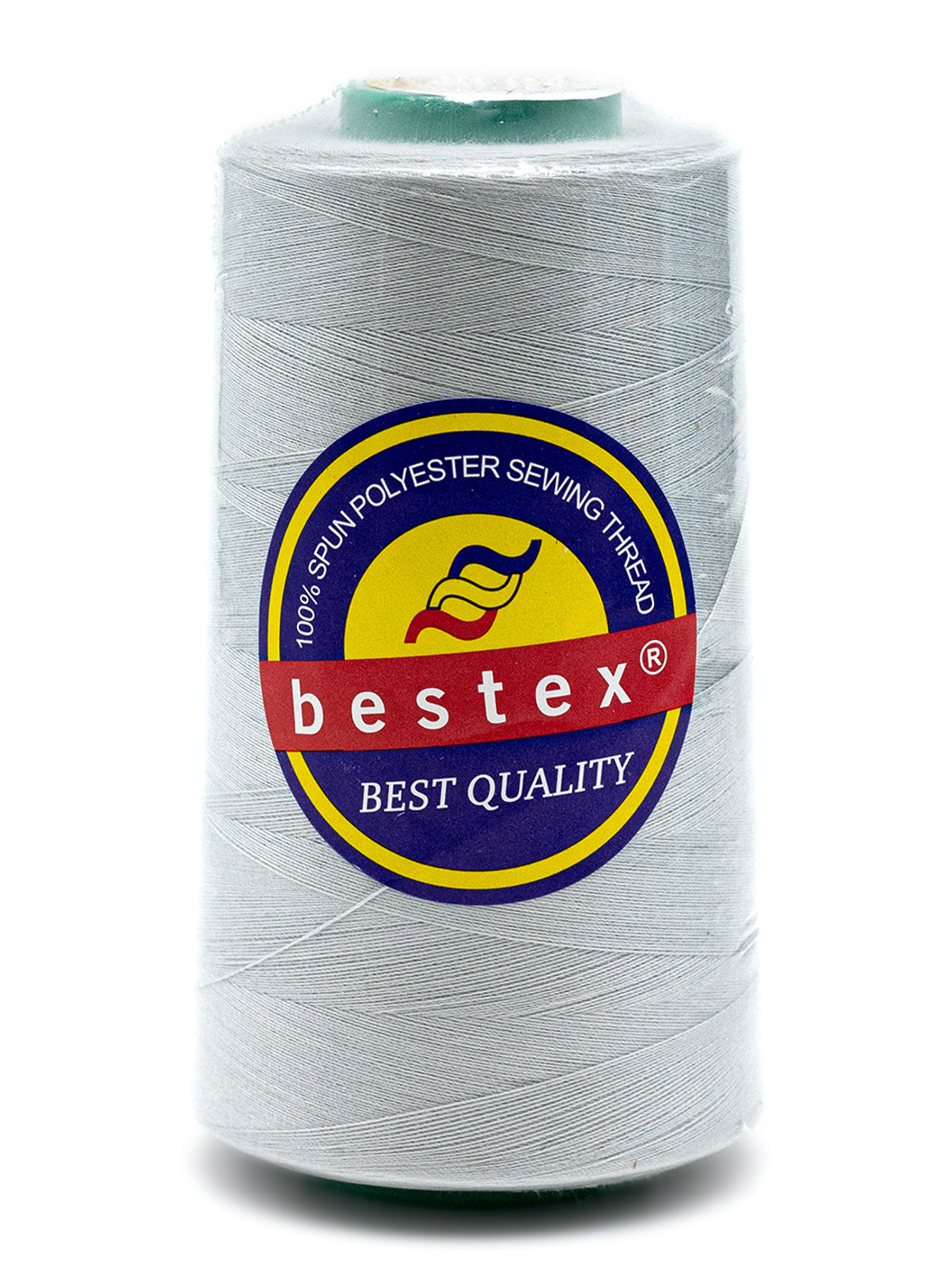Нитки Bestex 50/2 5000 ярд 1шт 308 серо-голубой - фото 5