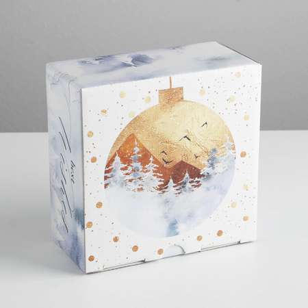 Коробка Дарите Счастье «Best wishes» складная