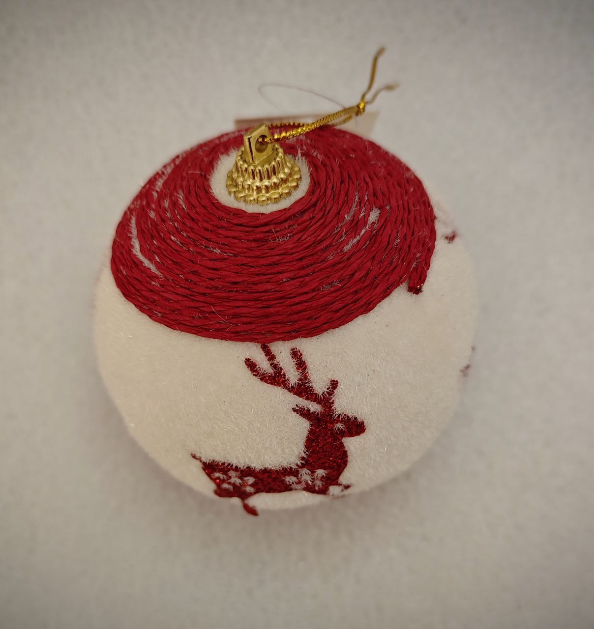 Украшение ёлочное Магия праздника Шар с оленем - фото 2