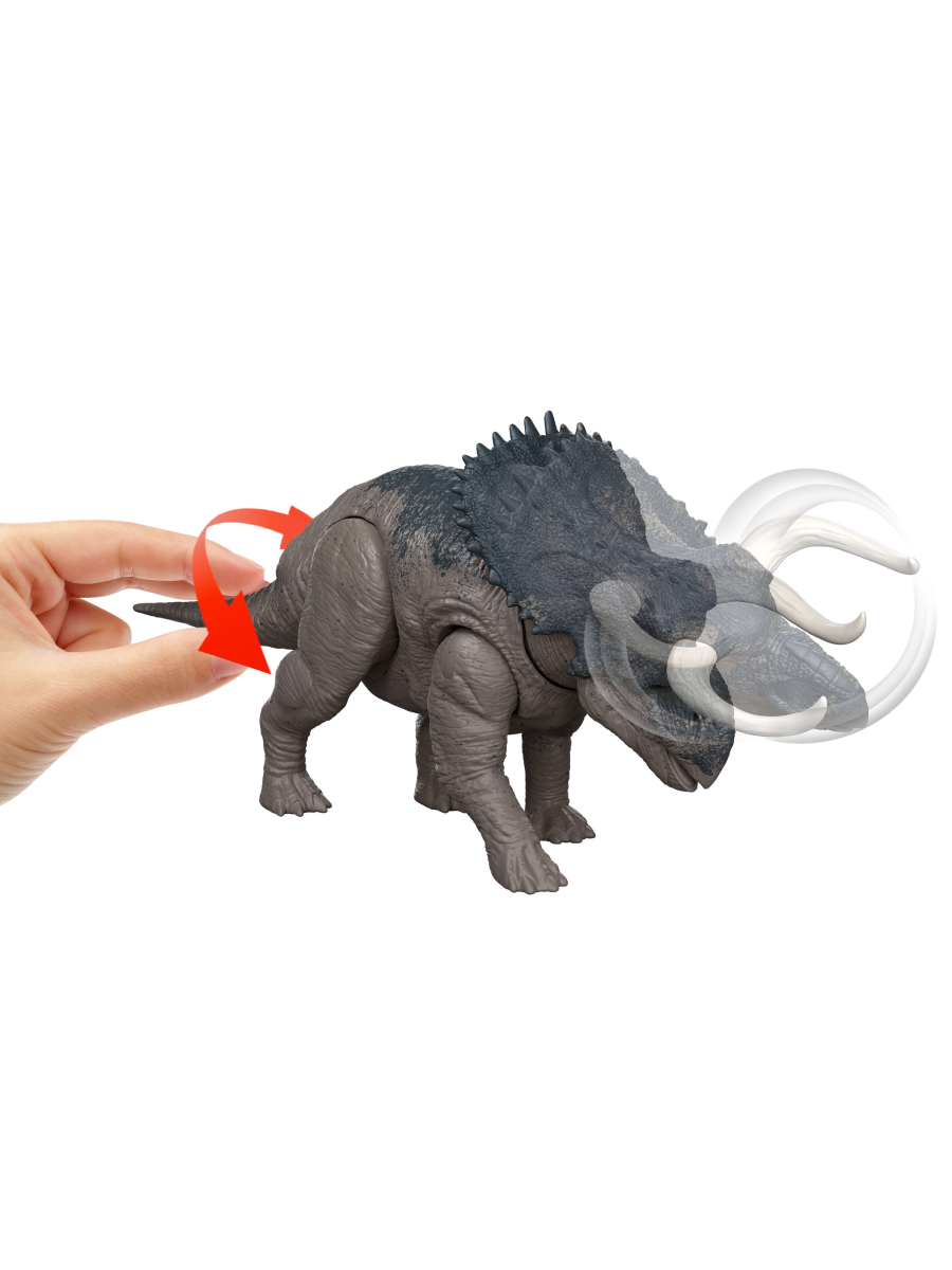 Фигурка Jurassic World JGC81 динозавр Насутоцератопс - фото 6