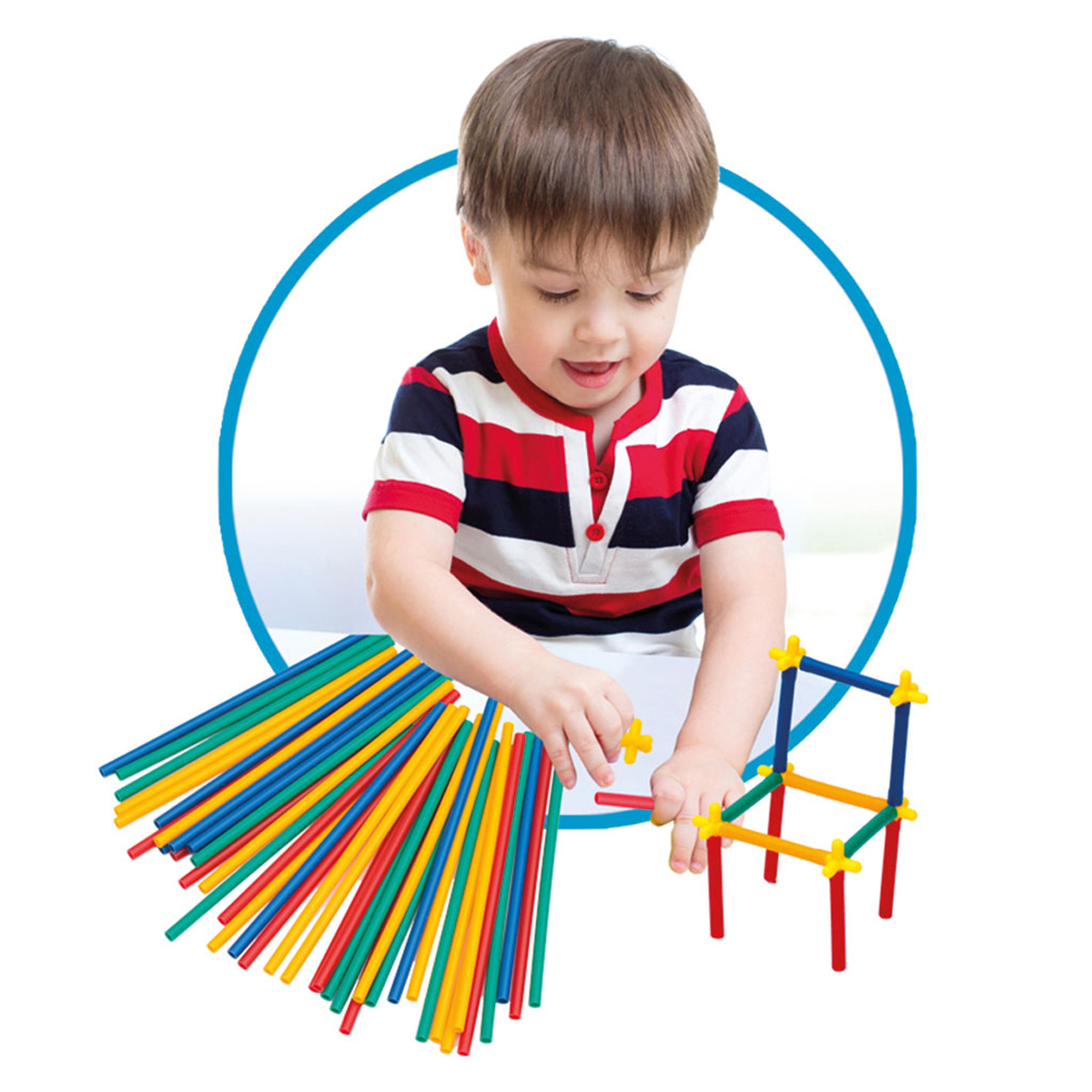 Конструктор Dede 200 дет. - фото 3