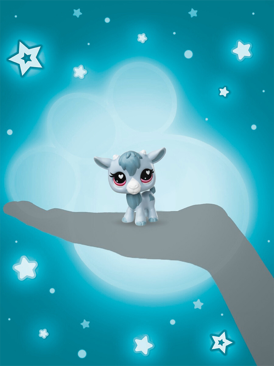 Игровой набор Littlest Pet Shop 2 фигурки Свинка и Козлик - фото 3