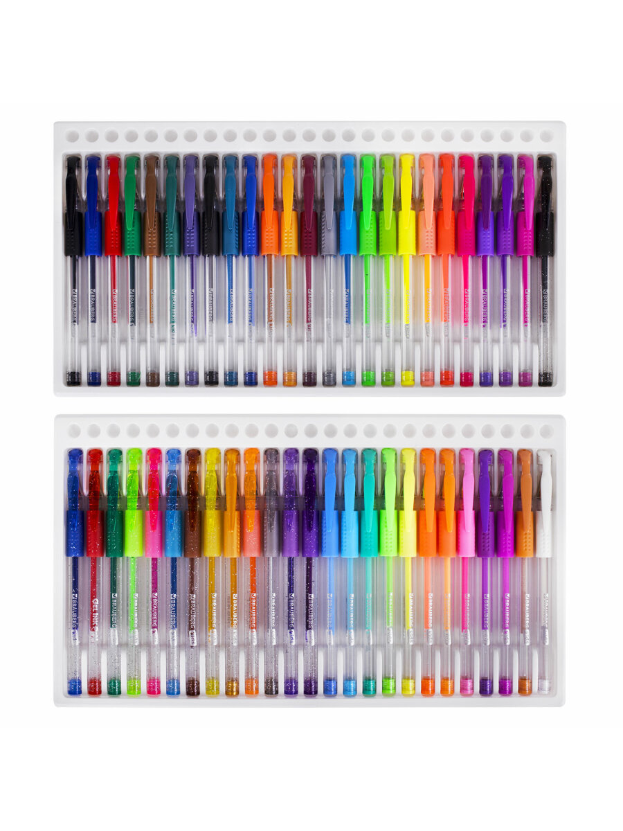 Ручка гелевая Brauberg 50 шт. - фото 9