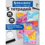 Общая тетрадь Brauberg клетка 96 лист. 5 шт.