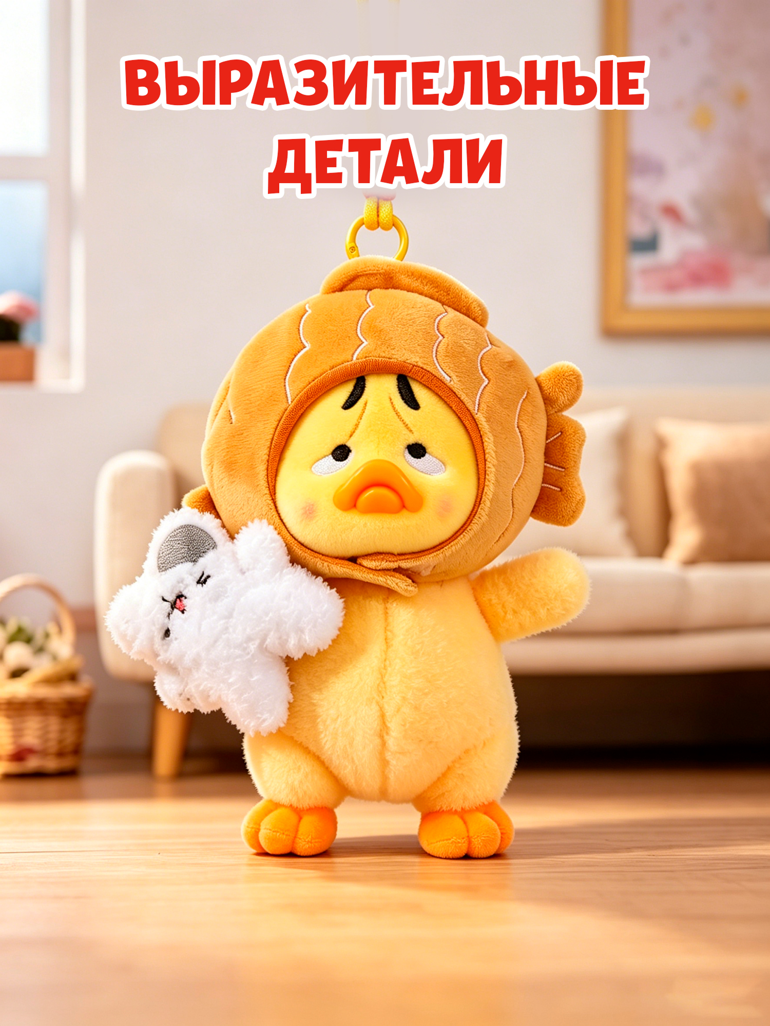Брелок Upset Duck Act Cute Duck - фото 2