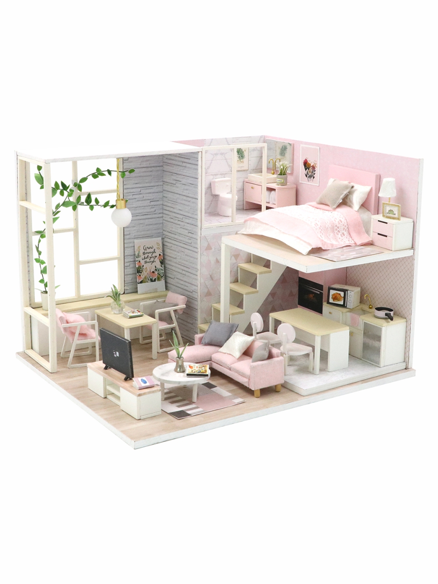 Конструктор Hobby Day Румбокс розовый сканди сборная игровая модель - фото 1