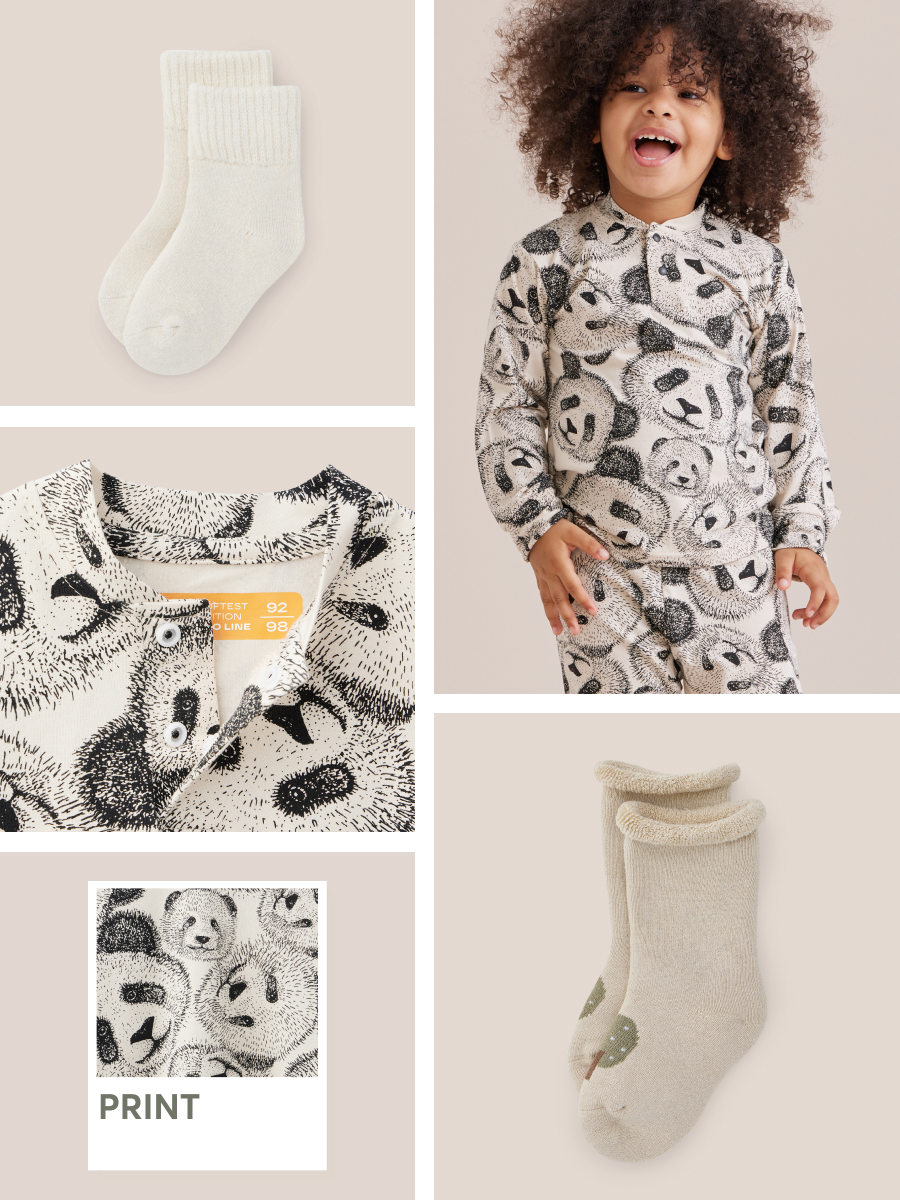 Пижама Happy Baby 88539_black-white - фото 4