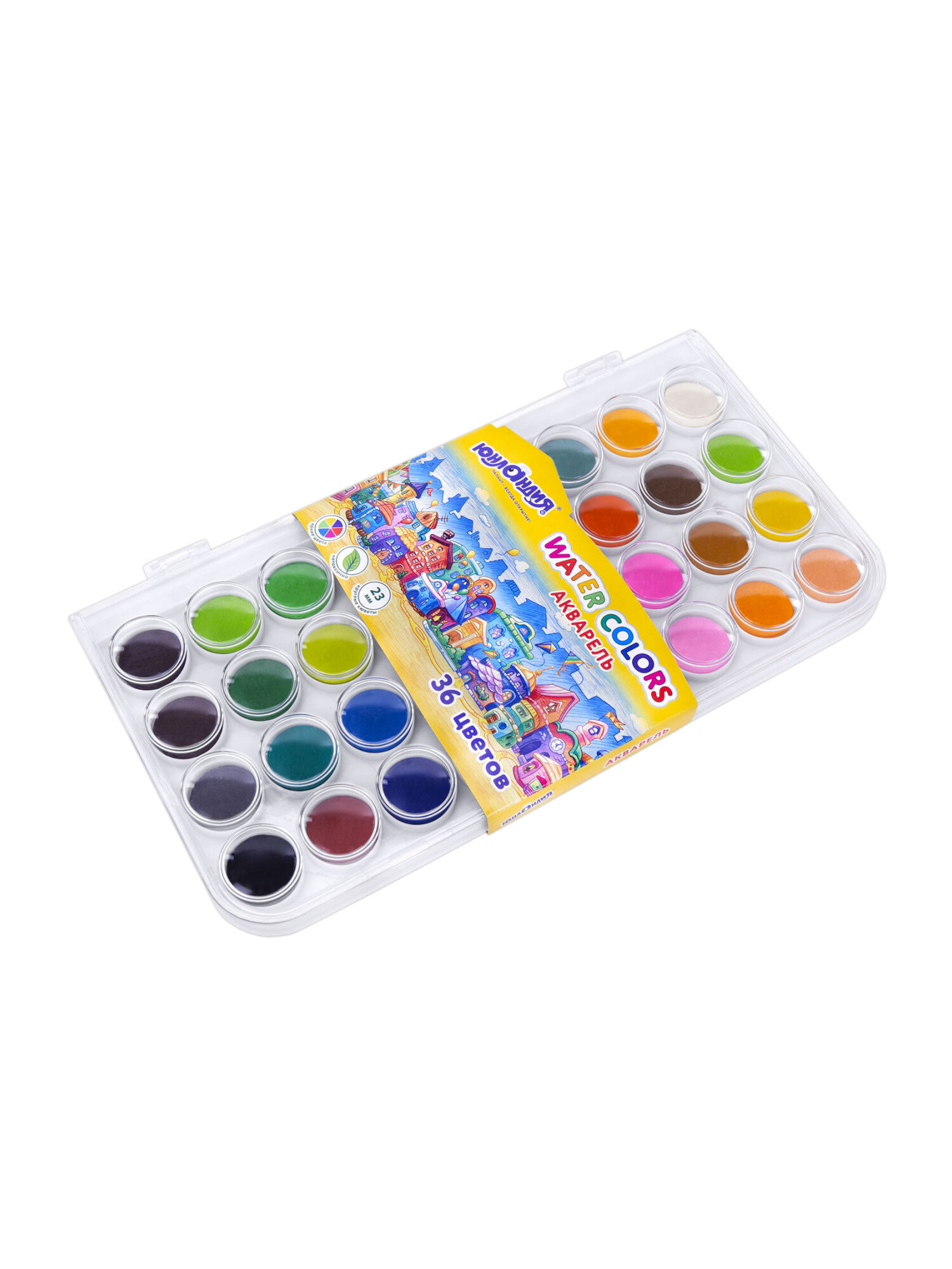 Краски акварель Юнландия 36 цв. - фото 5