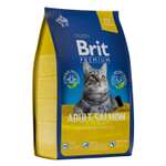 Корм для кошек Brit 400г Premium Cat Adult Salmon с лососем сухой