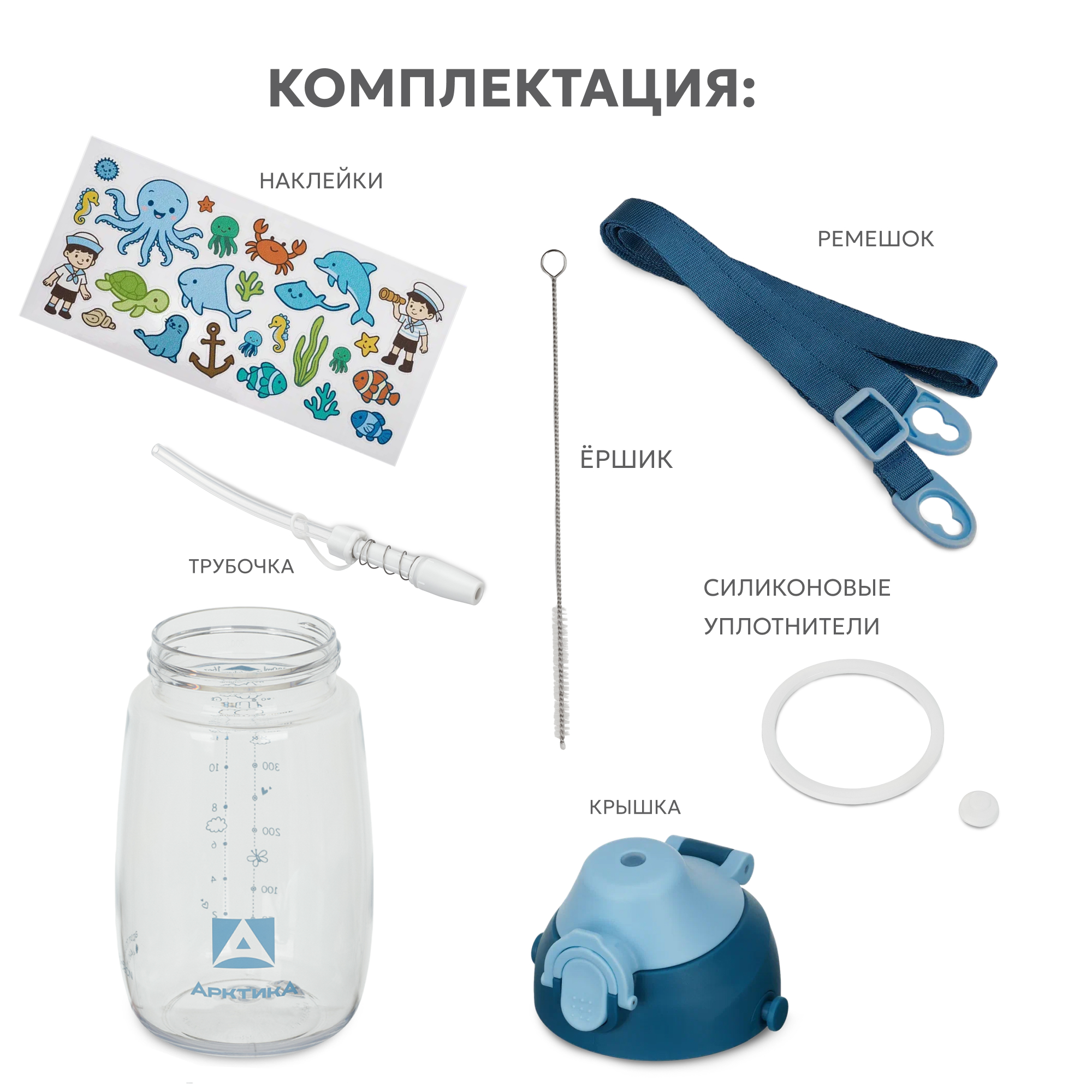 Бутылочка Арктика 480 мл - фото 3