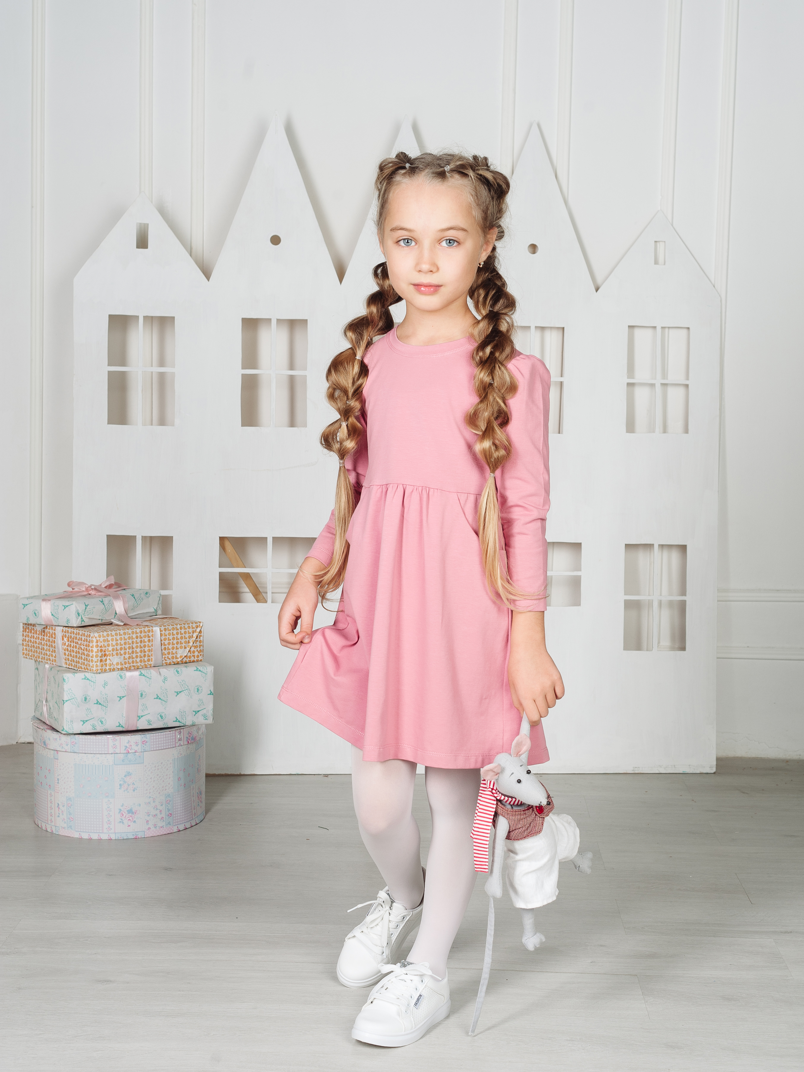 Платье MiloTa ПК02/пудровый - фото 2