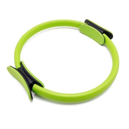 Изотоническое кольцо STRONG BODY обруч для йоги и пилатес d 38 см салатовое