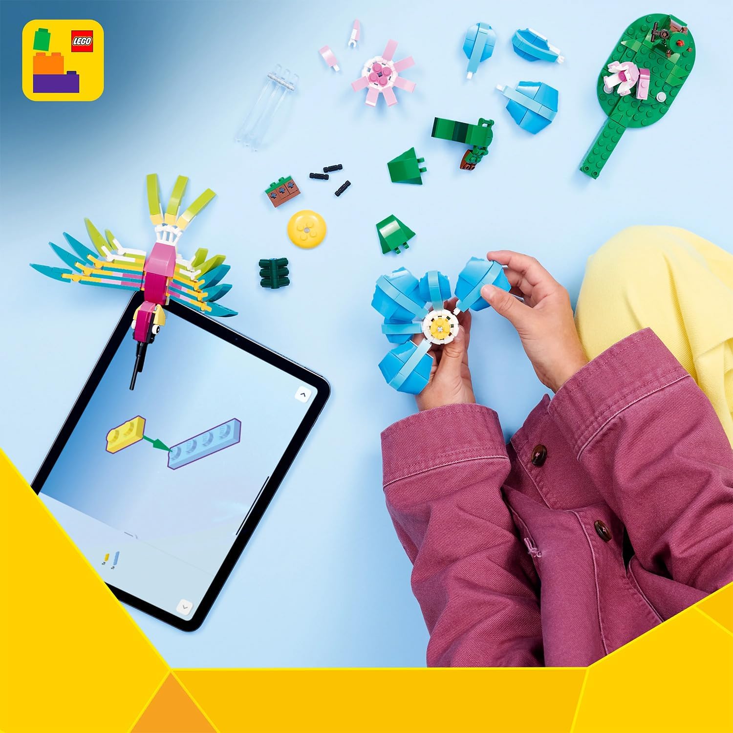 Конструктор LEGO Creator Красочный колибри 312 дет. - фото 8