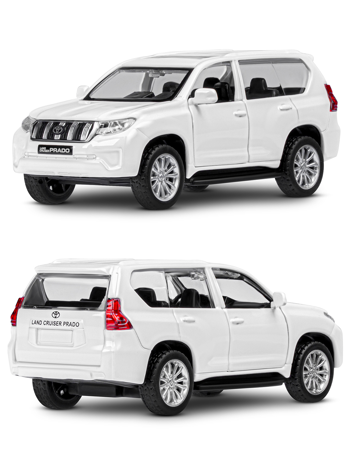 Внедорожник АВТОпанорама Toyota Land Cruiser Prado 1:43 JB1251023 - фото 6